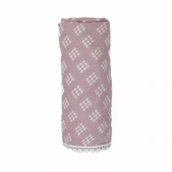 Lodger Swaddle Tribe Musselin Πανί Φασκιώματος 120x120 cm Rose