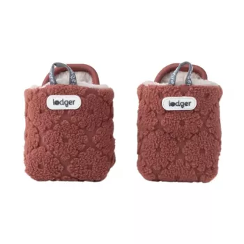 Lodger Slipper Folklore Fleece παιδικά παντοφλάκια, 6-12 μηνών, Rosewood