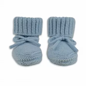 Lodger Slipper Merino Wool παιδικά παπούτσια, Blue Fogg, 6-12 μηνών