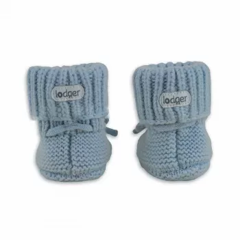 Lodger Slipper Merino Wool παιδικά παπούτσια, Blue Fogg, 6-12 μηνών
