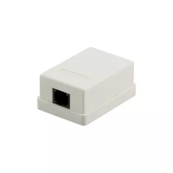 DSIT DS-Wall-Out-UTP5-I πρίζα τοίχου Cat5e UTP RJ45 εξωτερική ιβουάρ