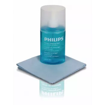PHILIPS SVC1116B/10 σετ καθαρισμού οθόνης για LED, LCD, Plasma, OLED, smartphones, tablets, laptops, TVs - 200 ml gel spray + πανί μικροϊνών