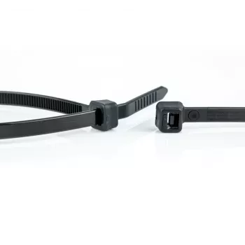 WKK 120196071 δεματικά καλώδίων 300 mm x 4,8 mm μαύρο θερμοσταθεροποιημένο UV σταθεροποιημένο ανθεκτικό σε λάδια και διαλύτες