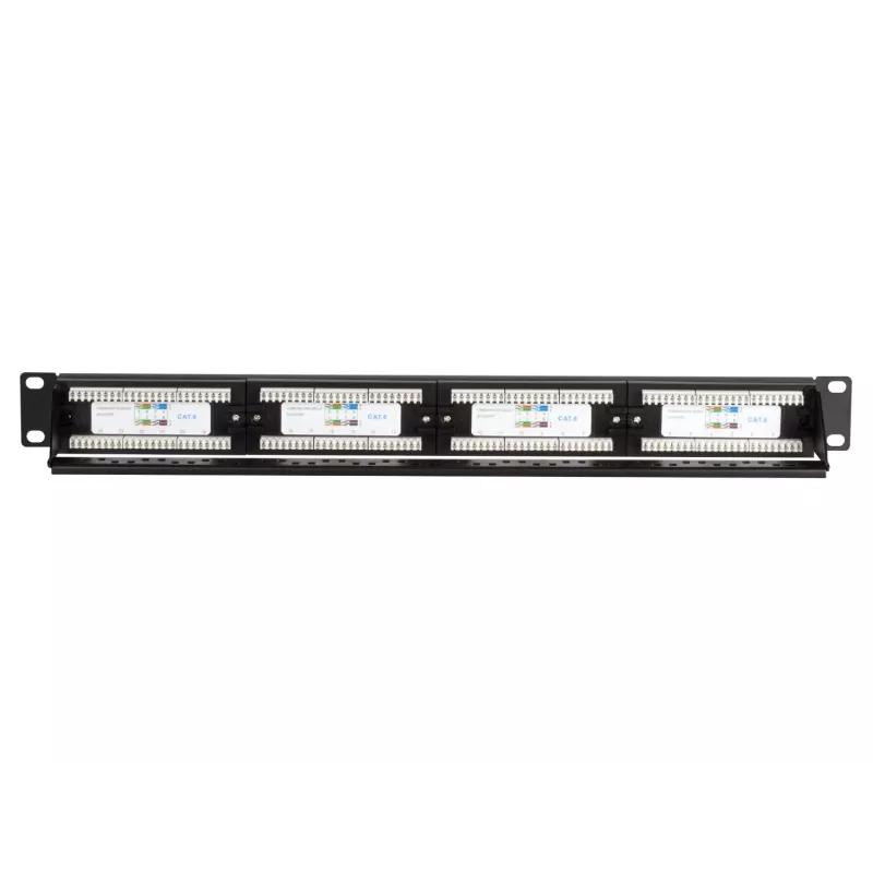 DS-IT CAT 6 UTP patch panel δικτύου, 19 ιντσών, 24-port DS-Patch6-24UTP