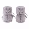 Lodger Slipper Merino Wool βρεφικά μποτάκια, Stone, 0-6 μηνών