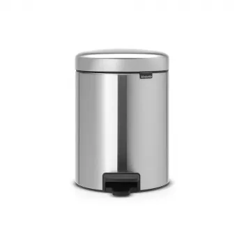 Brabantia NewIcon 5 λίτρων ποδοκίνητος κάδος, ματ ατσάλι