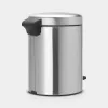 Brabantia NewIcon 5 λίτρων ποδοκίνητος κάδος, ματ ατσάλι