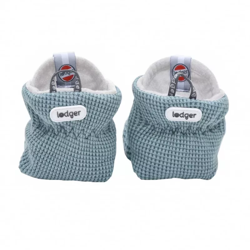 Lodger Slipper Ciumbelle βαμβακερά βρεφικά παπούτσια, 3-6 μηνών, Ocean