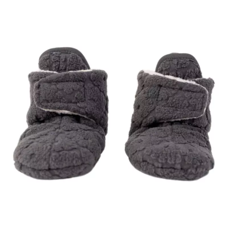 Lodger Slipper Folklore fleece βρεφικές παντόφλες, 6-12 μηνών, Pigeon