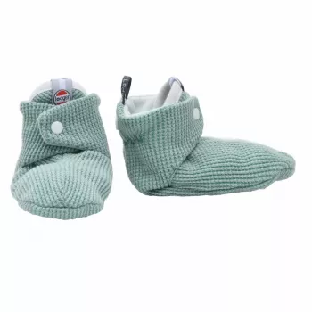 Lodger Slipper Ciumbelle βαμβακερές παντόφλες, 3-6 μηνών, λασπώδες πράσινο