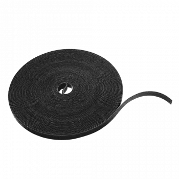 DS-IT ιμάντας Velcro 12,5 mm x 25 m μαύρο kb_btb_12,5mm_zwart