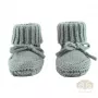 Lodger Slipper Folklore βρεφικά παπούτσια μαλλιού Merino, Seide, 0-6 μηνών