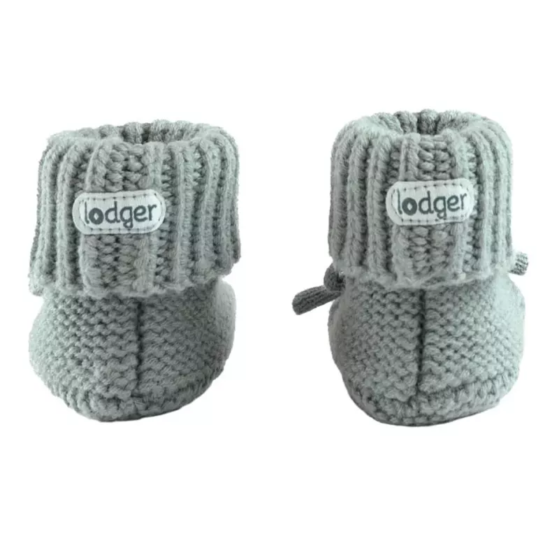 Lodger Slipper Folklore βρεφικά παπούτσια μαλλιού Merino, Seide, 0-6 μηνών