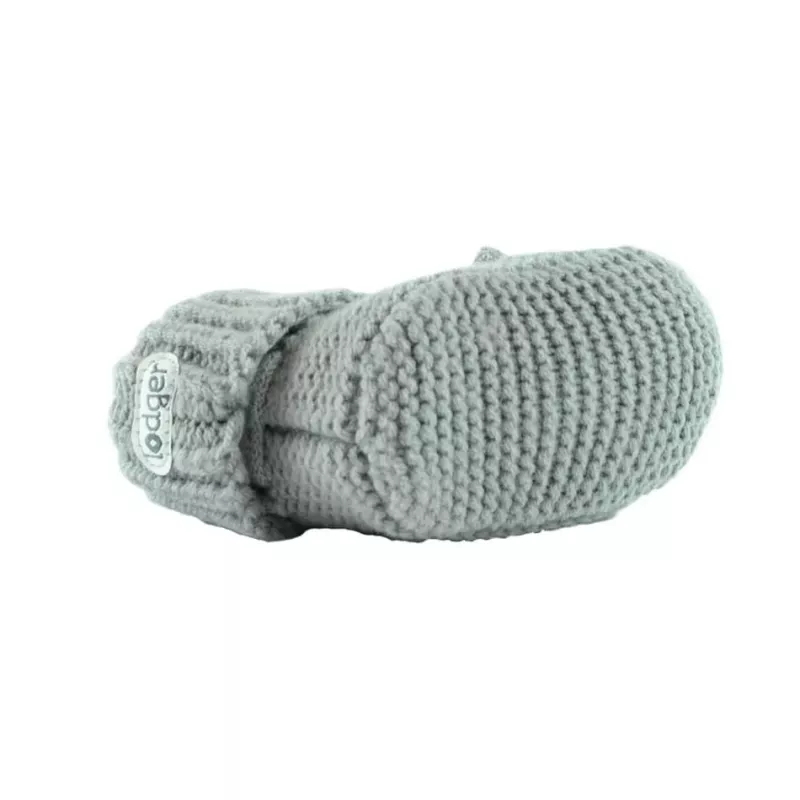 Lodger Slipper Folklore βρεφικά παπούτσια μαλλιού Merino, Seide, 0-6 μηνών