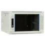 DSIT επιτοίχιο rack 6U με γυάλινη πόρτα, λευκό, 600x600x368 mm DS6606W-DOUBLE