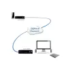 ADDER ALIF1002R-IEC δέκτης επέκτασης KVM - Dual DVI-D, USB 2.0, ήχος, Gigabit Ethernet, μαύρο