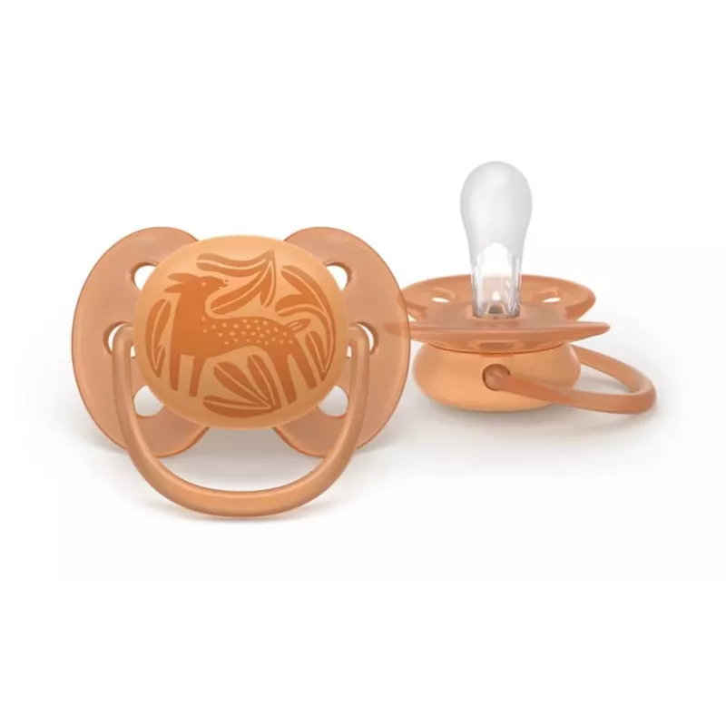 Philips Avent Ultra Soft πιπίλα ουδέτερο, 18M+, συσκευασία 2 τεμ.