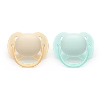 Philips Avent Ultra Soft πιπίλα ουδέτερο, 0-6 μηνών, συσκευασία 2 τεμ.