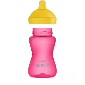 Philips Avent My Grippy Εκπαιδευτικό Ποτήρι με σκληρό στόμιο 300 ml, 18M+, Ροζ