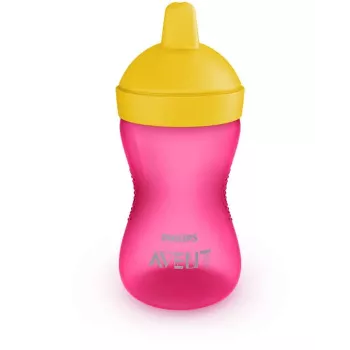 Philips Avent My Grippy Εκπαιδευτικό Ποτήρι με σκληρό στόμιο 300 ml, 18M+, Ροζ