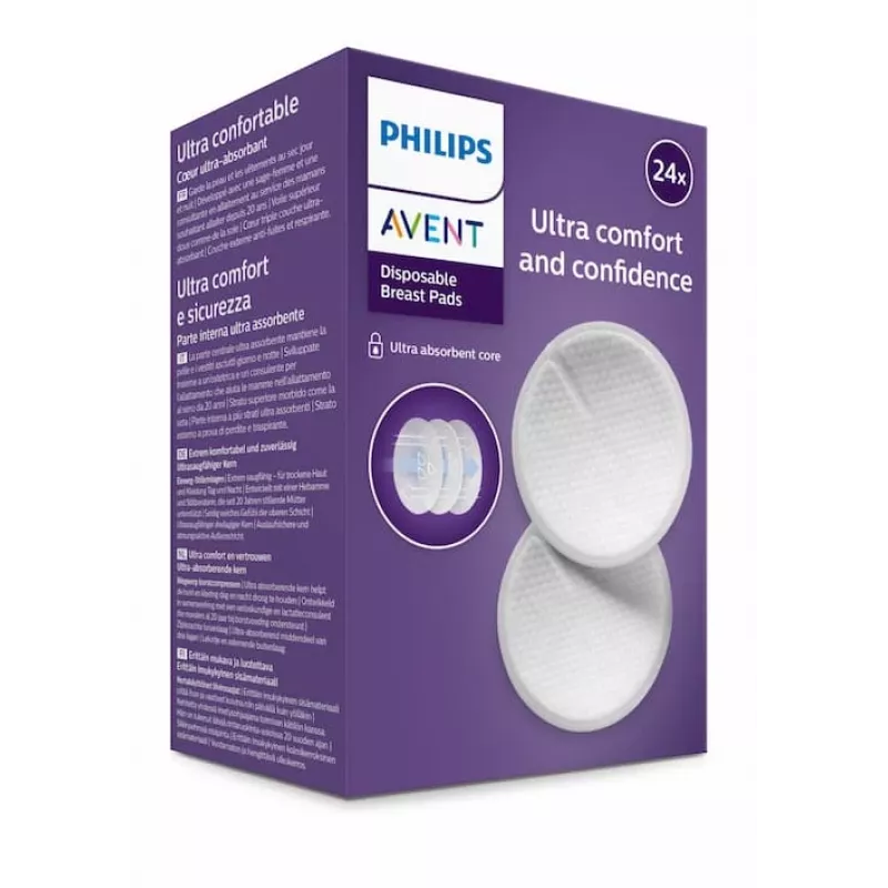 Philips Avent Μίας Χρήσης Επιθέματα Θηλασμού (συσκευασία 24 τεμ.)