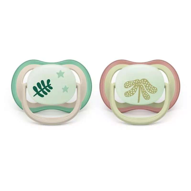 Philips Avent Ultra Air Night Πιπίλα 6-18M Ουδέτερη συσκευασία 2 τεμ.