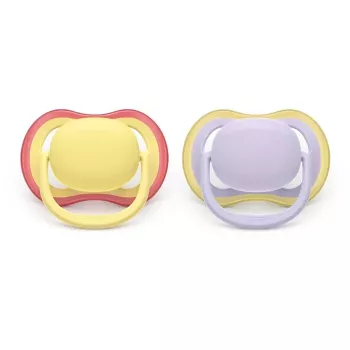 Philips Avent Ultra Air Πιπίλα 0-6 μηνών, συσκευασία 2 τεμ., κοριτσίστικη