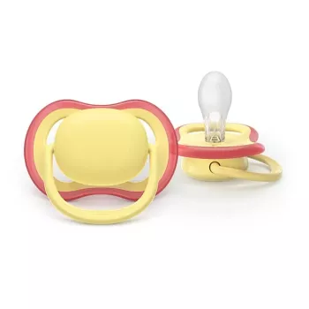 Philips Avent Ultra Air Πιπίλα 0-6 μηνών, συσκευασία 2 τεμ., κοριτσίστικη