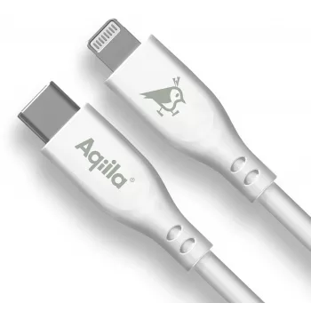 AQIILA 3SI836 Καλώδιο Φόρτισης και Συγχρονισμού USB-C σε Lightning 1m AQCBPBIC3SI836