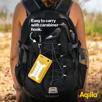 Aqiila Powerbird BS10 Ηλιακό Powerbank 10000 mAh Μαύρο & Πορτοκαλί