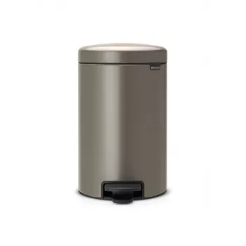 Brabantia NewIcon Κάδος Απορριμμάτων με Πεντάλ 12L, Platinum