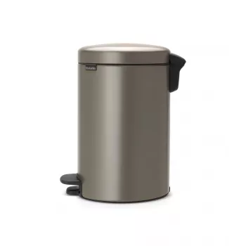 Brabantia NewIcon Κάδος Απορριμμάτων με Πεντάλ 12L, Platinum