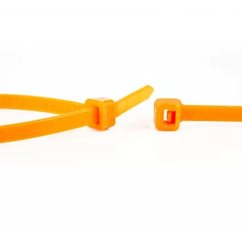 WKK Δεματικά Καλώδιων Πορτοκαλί 300 x 3,6 mm, συσκευασία 100 τεμ. 110194371