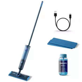 Philips OneUp Series 3000 ασύρματος ηλεκτρικός καθαριστής σκληρών δαπέδων, Deep Blue