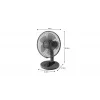 PHILIPS 1000 Series Επιτραπέζιος ανεμιστήρας 25 cm Μαύρο