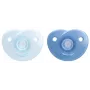 Philips Avent Soothie Πιπίλα σιλικόνης με ασπίδα σιλικόνης, 0-6 μηνών, συσκευασία 2 τεμ.