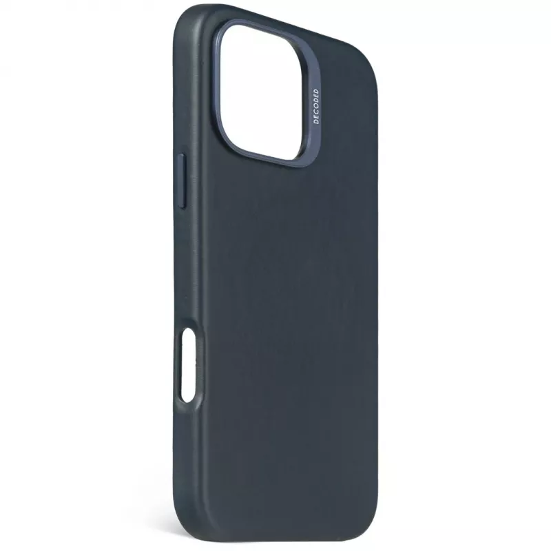 Decoded Δερμάτινη θήκη πλάτης για iPhone 16 Pro Max, Συμβατή με MagSafe, Navy