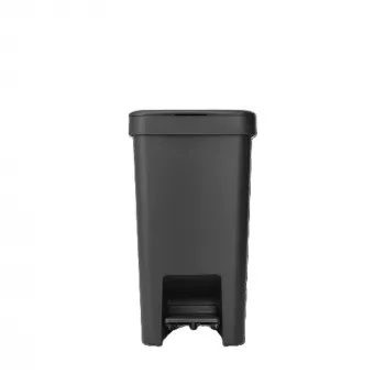 Brabantia StepUp 16L κάδος απορριμμάτων με πεντάλ σκούρο γκρι