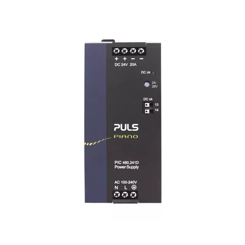 PULS PIC480.241D τροφοδοτικό ράγας DIN 24V DC 20A 480W