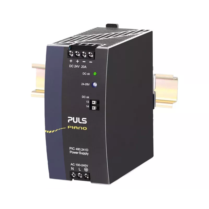 PULS PIC480.241D τροφοδοτικό ράγας DIN 24V DC 20A 480W