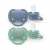 Philips Avent Ultra Soft πιπίλα 6-18 μηνών, συσκευασία 2 τεμ., αγόρι