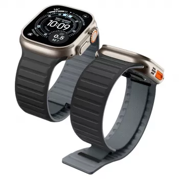 Spigen Athlex Air M λουράκι για Apple Watch 44/45/46/49mm – μαύρο/γκρι