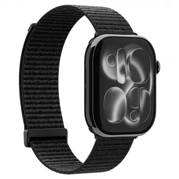 Spigen WBF01 λουράκι για Apple Watch 8/9/10/11/SE/Ultra (44/45/46/49 mm), μαύρο