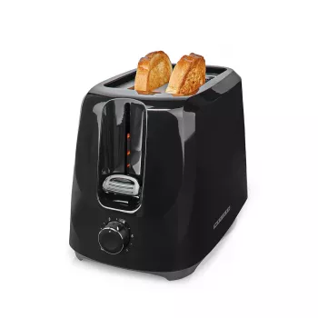Melissa τοστιέρα, 700W, μαύρη, 2 υποδοχές