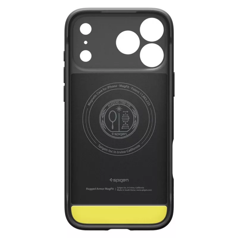 Spigen Rugged Armor Mag MagSafe θήκη για iPhone 18 Pro Max / 17 Pro Max μαύρο ματ
