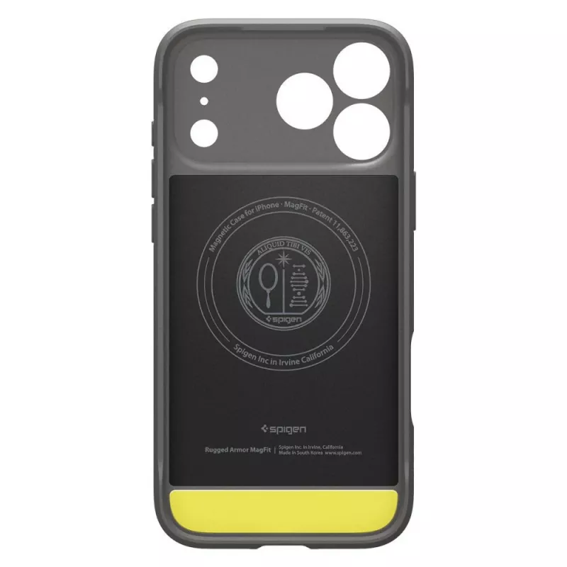 Spigen Rugged Armor Mag MagSafe θήκη για iPhone 17 Pro / 18 Pro - γκρι