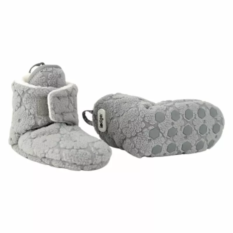 Lodger Slipper Folklore Fleece βρεφικές παντόφλες, Drizzle, 12-18 μηνών