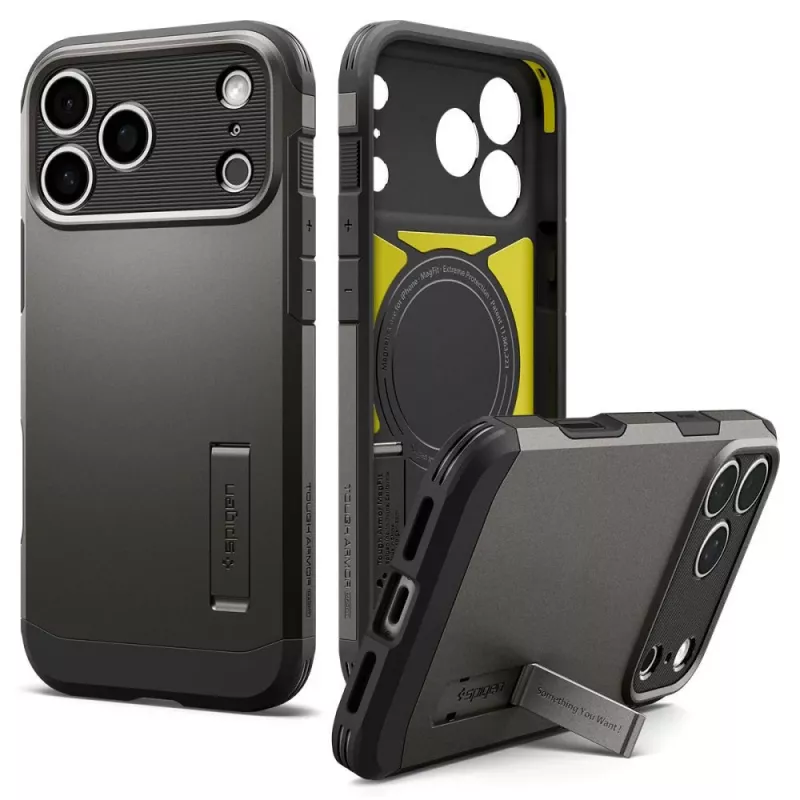 Spigen Tough Armor T MagSafe θήκη για iPhone 17 Pro / 18 Pro - Gunmetal