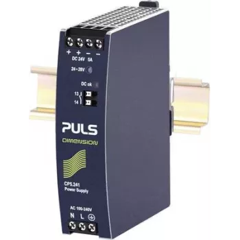 PULS CP5.241 DIMENSION τροφοδοτικό ράγας DIN 24V DC 5A 120W