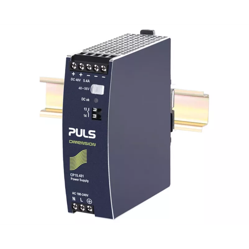 PULS CP10.481 Τροφοδοτικό ράγας DIN 48V DC 5,4A 259W 1 έξοδος